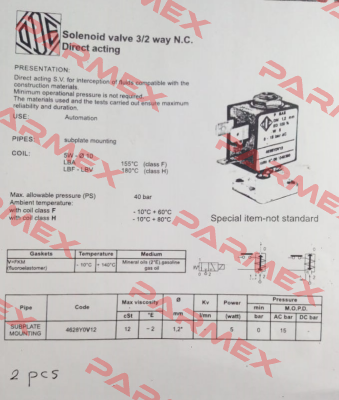 OD 4628Y0V12 220VAC Ode