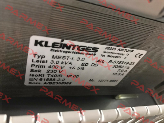 Type: MEST-L 3.0  B-575319-03 (OEM) Kleintges