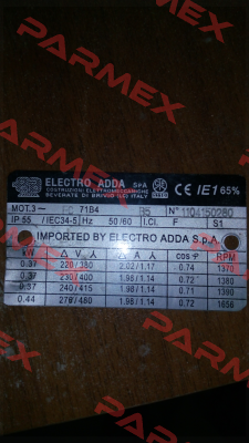 FC71B4 B5, Nr:1104150280 Electro Adda