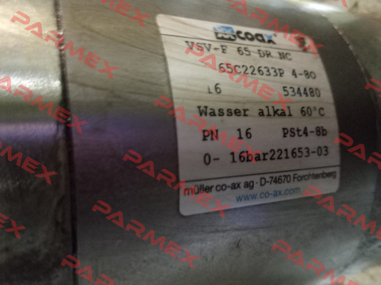 534480, Type: VSV-F 65 DR NC Coax