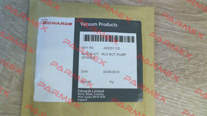 A65201130 Edwards Vacuum