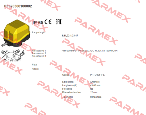 GF4C PF090300100002 Ter Tecno Elettrica Ravasi