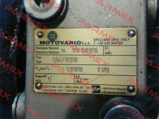 Nr 971003 Motovario