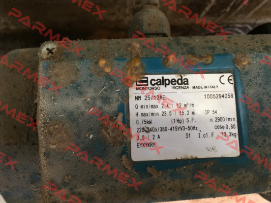 Repair kit for NM25/12AE  1005294058  Calpeda