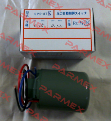 SPS-8TK  ON: 0.15  OFF: 0.12MPa Sanwa Denki