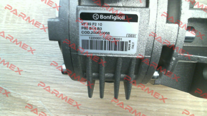 VF 49 F2 10 P80 B14 B3 Bonfiglioli