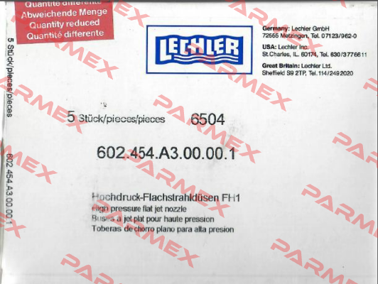 602.454.A3.00.00.1  Lechler