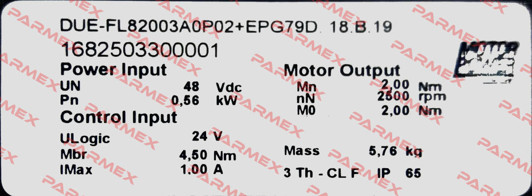 EPG79.2.18.0.0.B.19 N OEM Motor Power