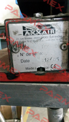 SPARE PART FOR CC170  Axxair