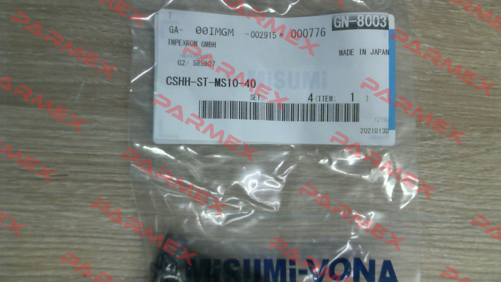 CSHH-ST-MS10-40 Misumi