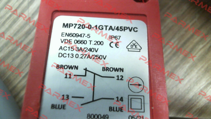 MP720-0-1GTA/45 Microprecision Electronics SA