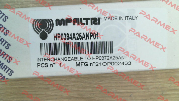 1652 / HP-039-4-A25-A-N-P01 MP Filtri