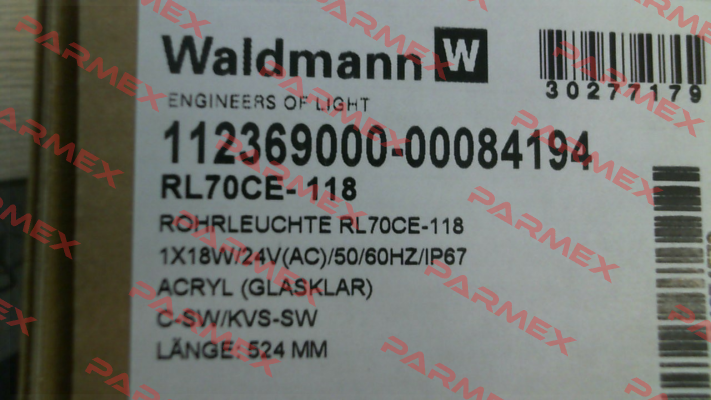 RL70CE-118　№112369000-00084194 Waldmann