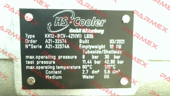 KK12-BCV-421(V1) L635 HS Cooler