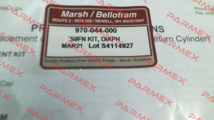 970-044-000 Bellofram