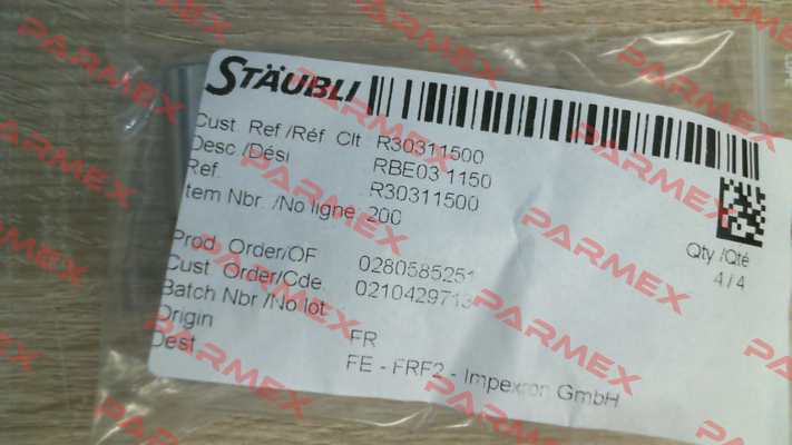 RBE03.1150 Staubli