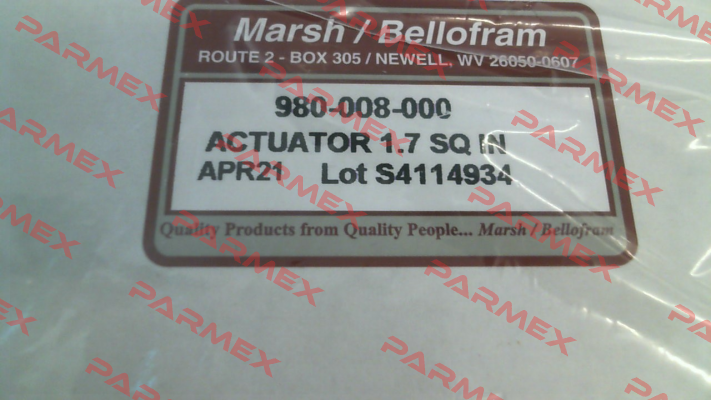 980-008-000 Bellofram