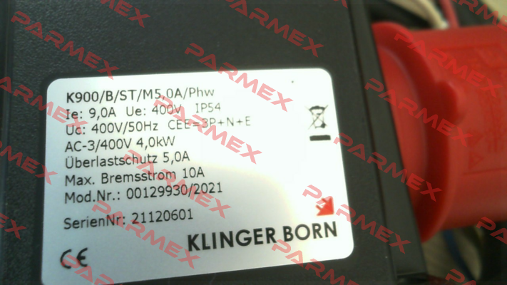 K900/B/ST/M5,0A/PhW (0012.9930) Klinger Born