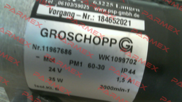 PM1 60-30 Groschopp