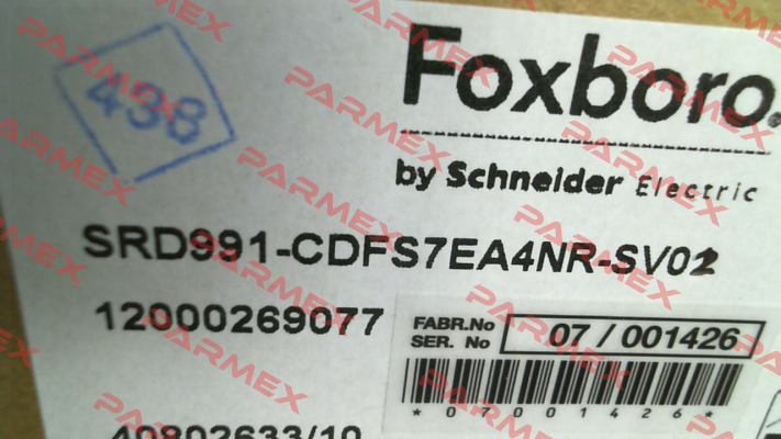 SRD991-CDFS7EA4NR-SV02 Foxboro (by Schneider Electric)