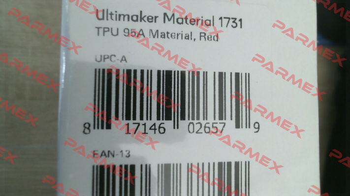 TPU 95A 2.85MM RED 750GR FILAMENT Ultimaker