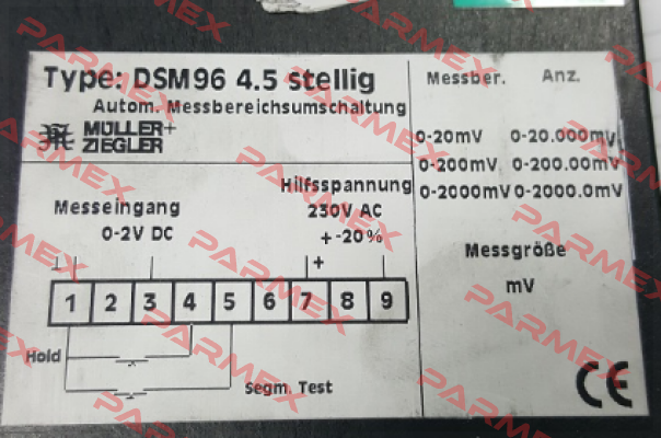 DSM96 4.5 stellig obsolete  Müller Ziegler