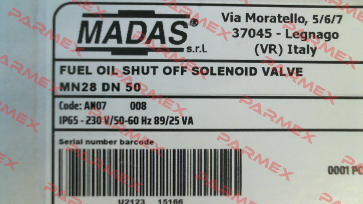 MN28 DN 50 (AN07 008) Madas