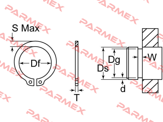 DSHR-025 Rotor Clip