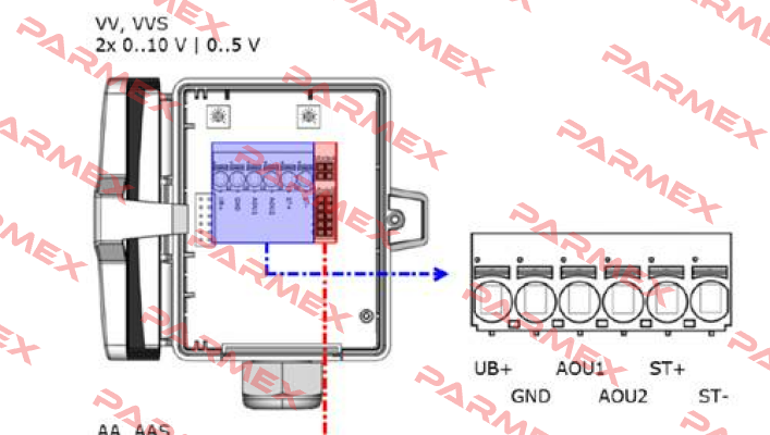 FTA54+ VVS PT100 Thermokon