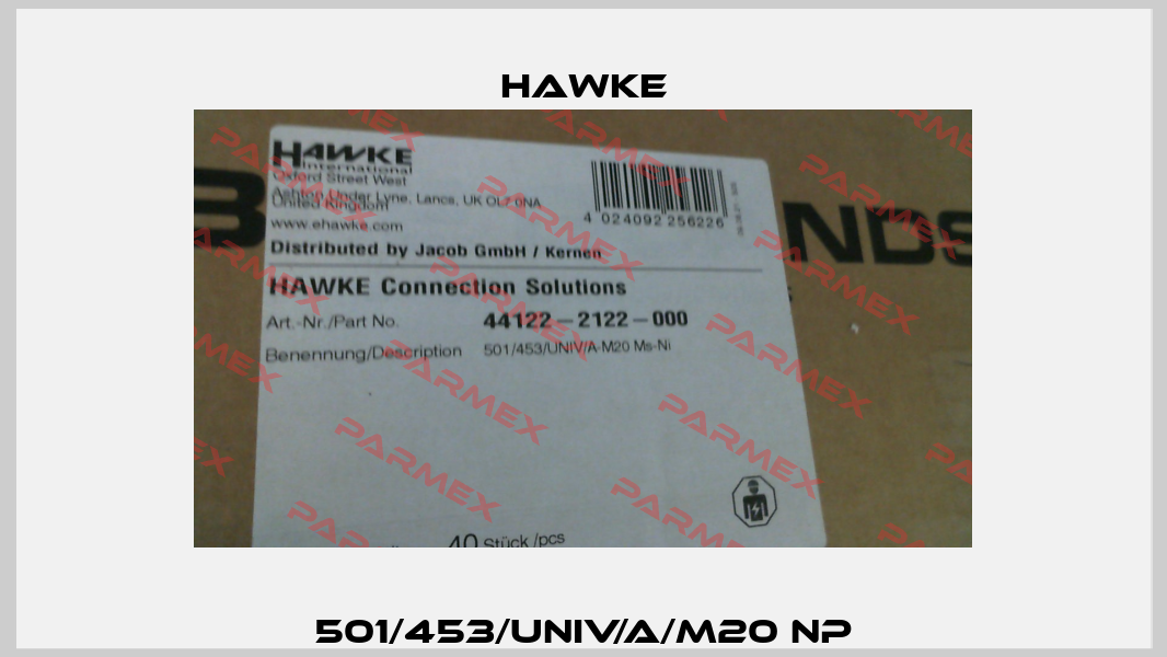 501/453/UNIV/A/M20 NP Hawke