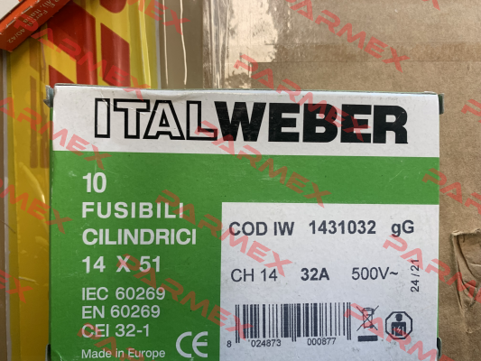 1431032 (pack x10) Italweber