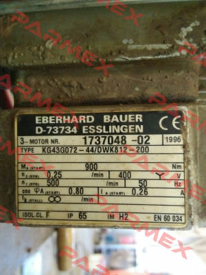 KG43G072-44/DWK812-200 Bauer