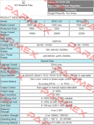 EPS1-125 Fotek