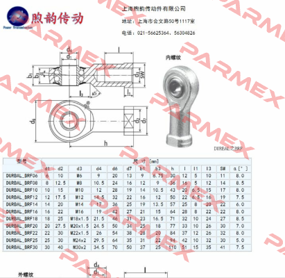 BRF 25-00-501 Durbal