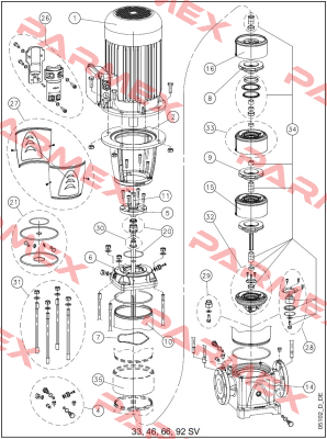 KL01AC0 / Type: KIT TEN D22 Q1BEGG+OR SV HC Lowara