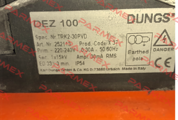 DEZ100 Art.Nr 252113 Dungs