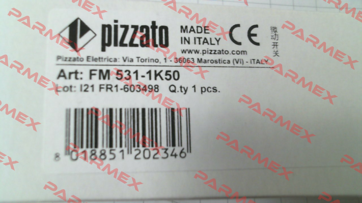 FM 531-1K50 Pizzato Elettrica