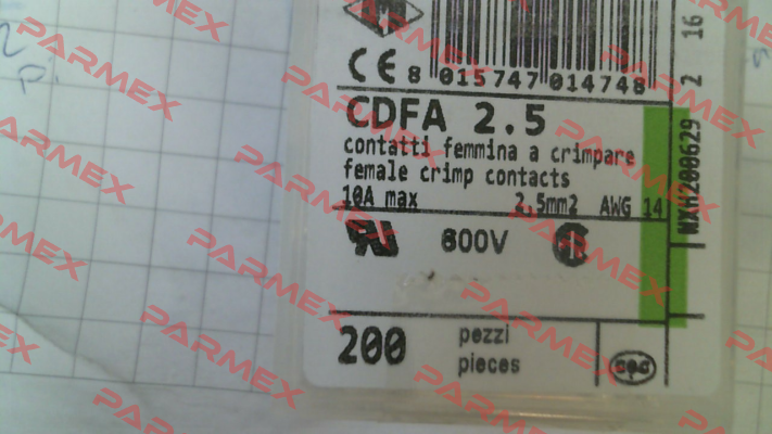 CDFA 2.5 (pack x200) Ilme