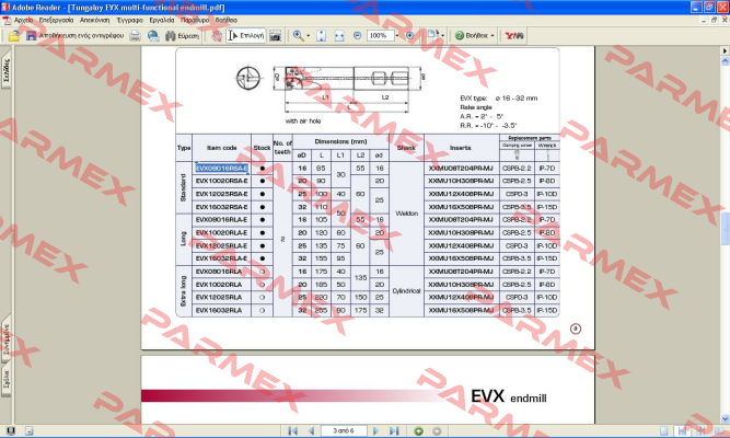 EVX08016RSA  Tungaloy