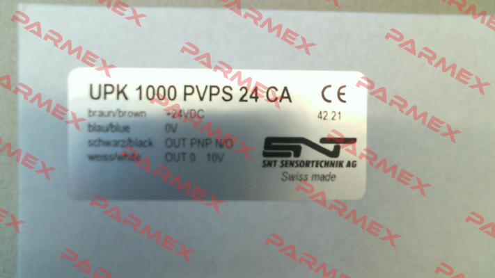 150035100 / UPK 1000 PVPS 24 CA Snt Sensortechnik