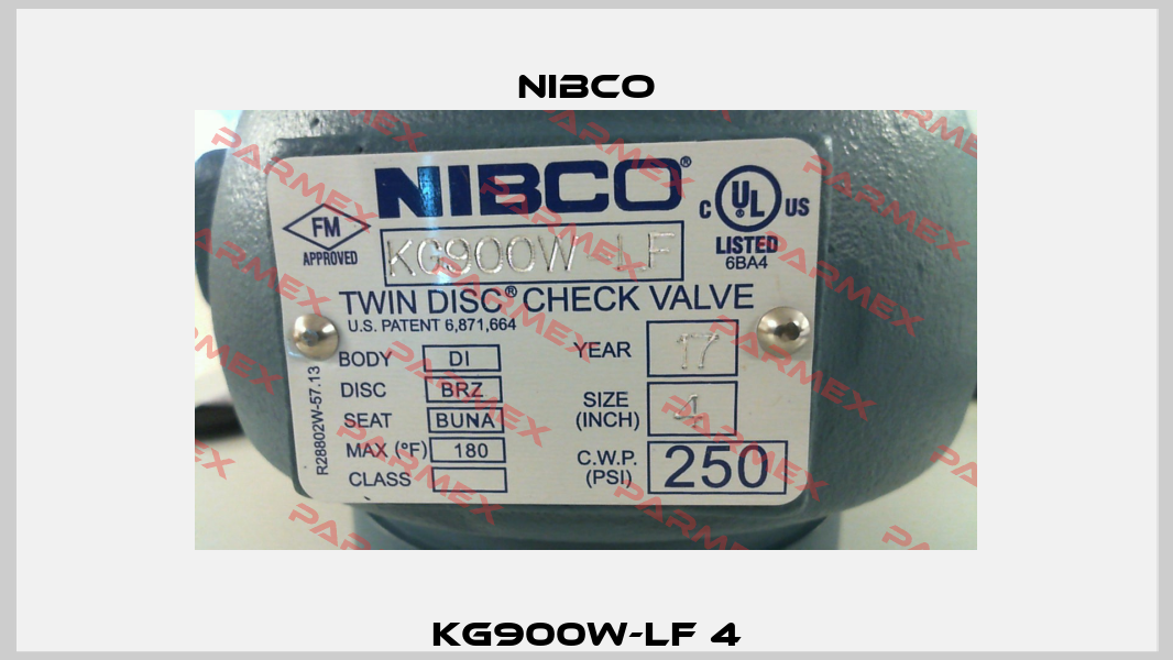 KG900W-LF 4 Nibco