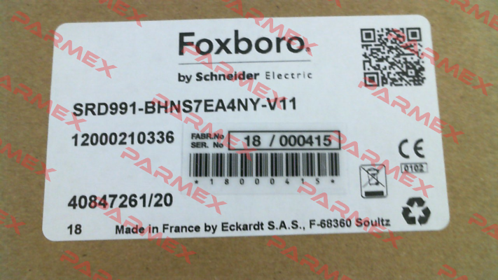 SRD991-BHNS7EA4NY-V11 Foxboro (by Schneider Electric)