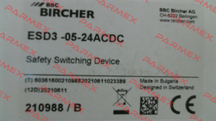 210988 / ESD3-05-24ACDC Bircher