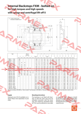 FXM 101-25 DX REPLACED BY FXM 101-25 NX (4867-101300-075H49)  Ringspann