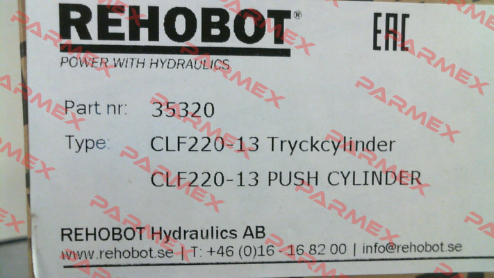 p/n: 35320, Type: CLF220-13 Rehobot