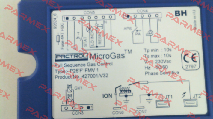 P/N: 190065 Type:  Pactrol P25 FMV1 Pektron