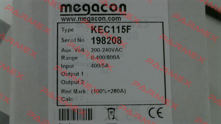 KEC115F - 200-240V Megacon