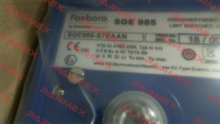 SGE985-S7EAAN Foxboro (by Schneider Electric)