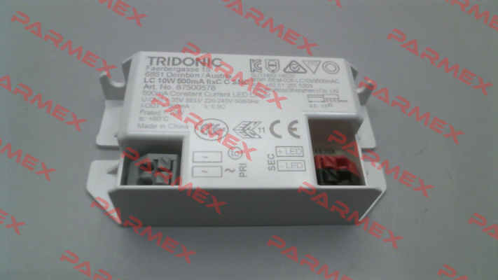 87500578 / LC 10W 500mA fixC C SNC Tridonic