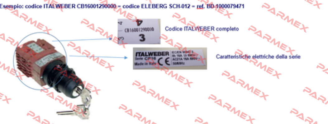 CTCB16001290000 Italweber Elettra